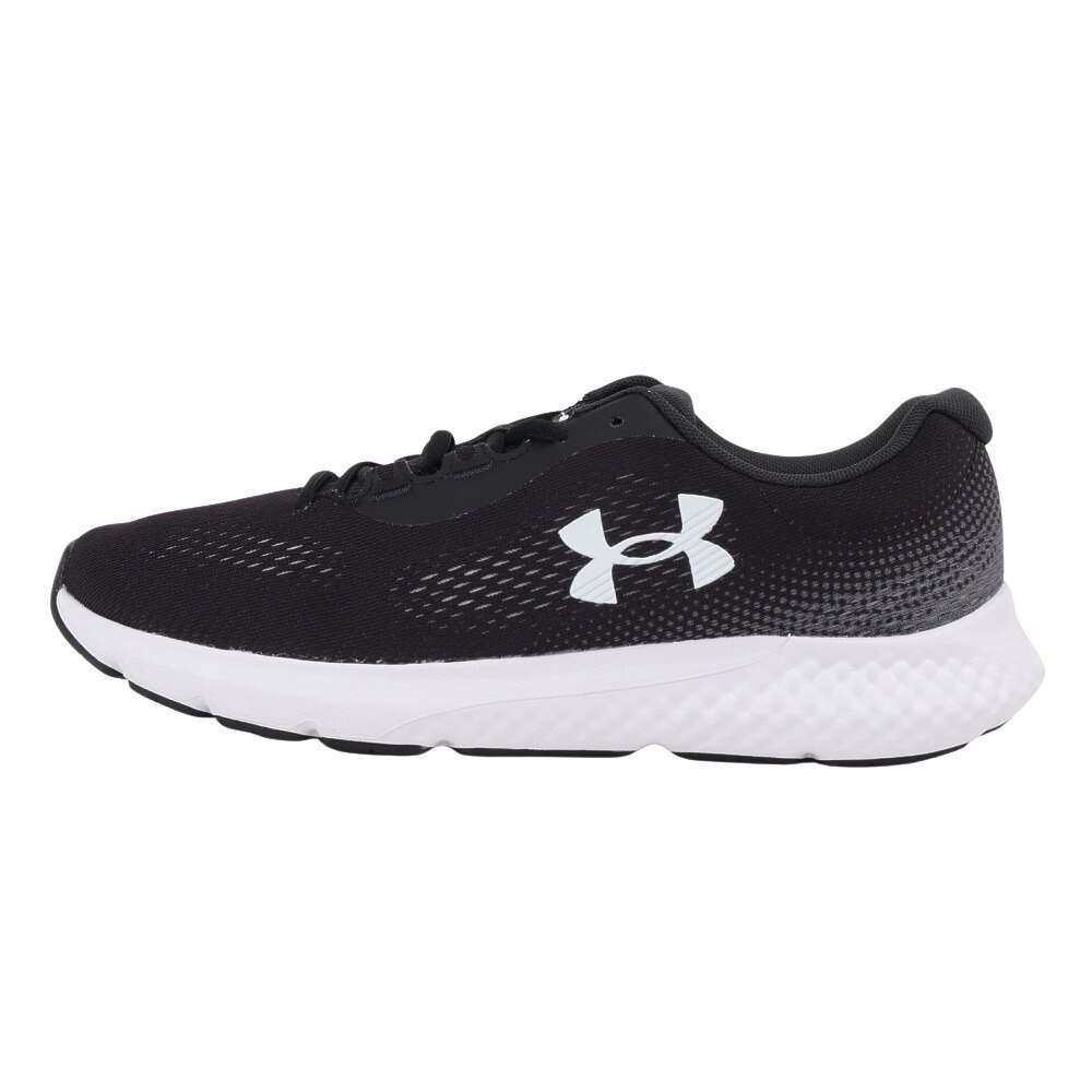 アンダーアーマー（UNDER ARMOUR）（メンズ）ランニングシューズ チャージドローグ4エクストラワイド ブラック 3027004 001 スニーカー ジョグ クッション性