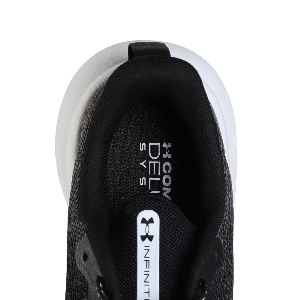 アンダーアーマー（UNDER ARMOUR）（メンズ）ランニングシューズ インフィニット ブラック 3027523 001 スニーカー ジョギング 柔軟性 クッション性 軽量