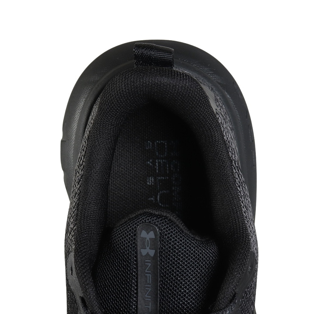 アンダーアーマー（UNDER ARMOUR）（メンズ）ランニングシューズ インフィニット ブラック 3027523 002 スニーカー ジョギング 柔軟性 クッション性 軽量
