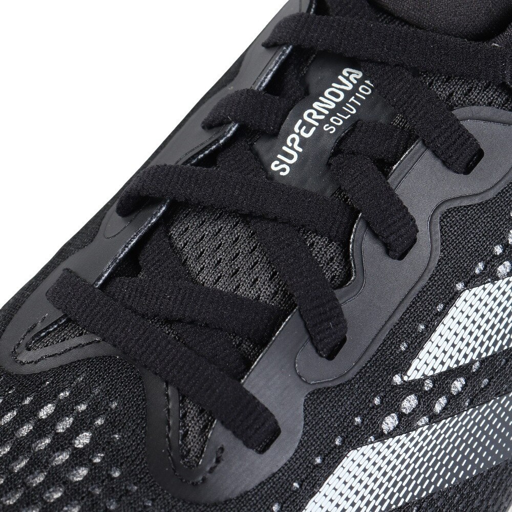 アディダス（adidas）（メンズ）ランニングシューズ スーパーノヴァ ソリューション M ブラック IF3005 スニーカー ジョギングシューズ 安定性