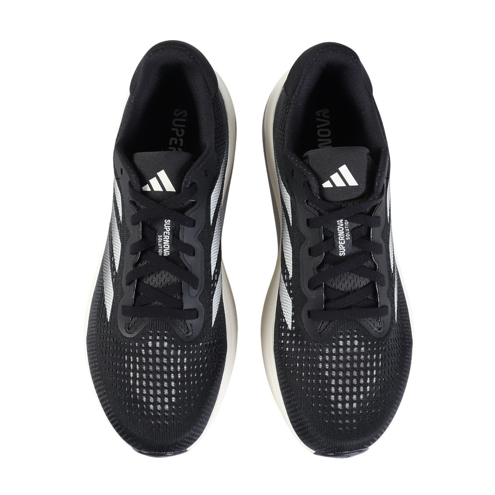 アディダス（adidas）（メンズ）ランニングシューズ スーパーノヴァ ソリューション M ブラック IF3005 スニーカー ジョギングシューズ 安定性