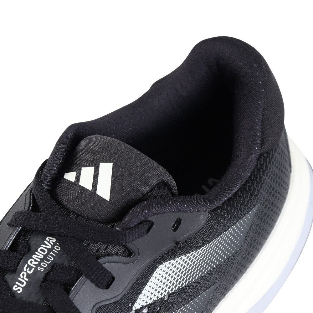 アディダス（adidas）（メンズ）ランニングシューズ スーパーノヴァ ソリューション M ブラック IF3005 スニーカー ジョギングシューズ 安定性