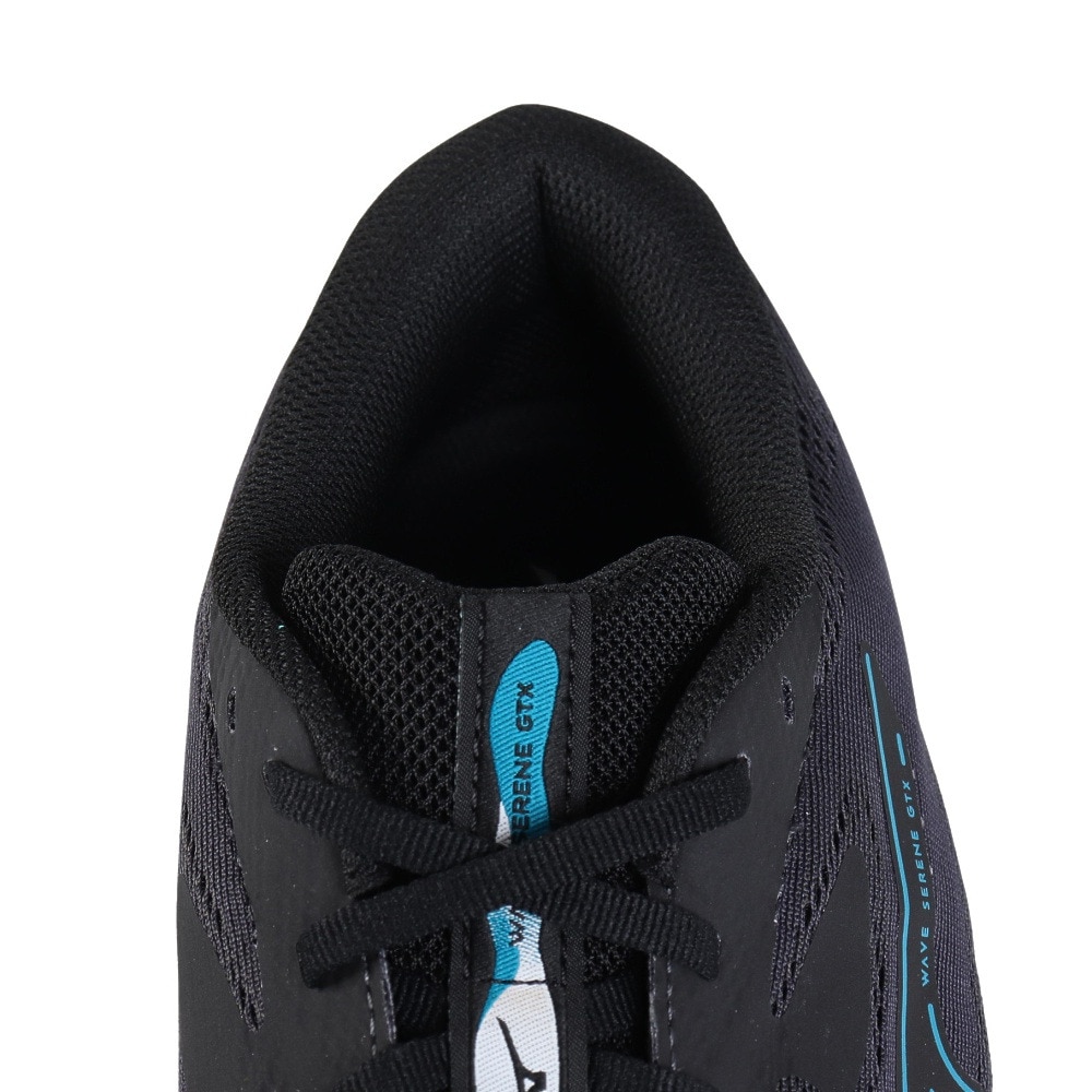 ミズノ（MIZUNO）（メンズ）ランニングシューズ ウエーブセレンGTX ブラック ブルー J1GC246001 スニーカー ジョギングシューズ 防水性 クッション性 安定性