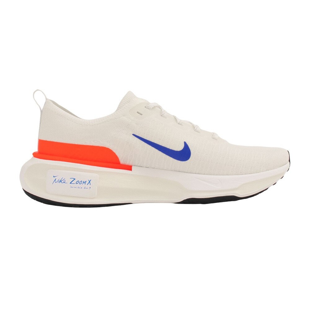 ナイキ（NIKE）（メンズ）ランニングシューズ T1 ズームX インヴィンシブルRN3 FP ホワイト ブルー HJ6653-900 スニーカー ジョギング トレーニング 軽量★★★