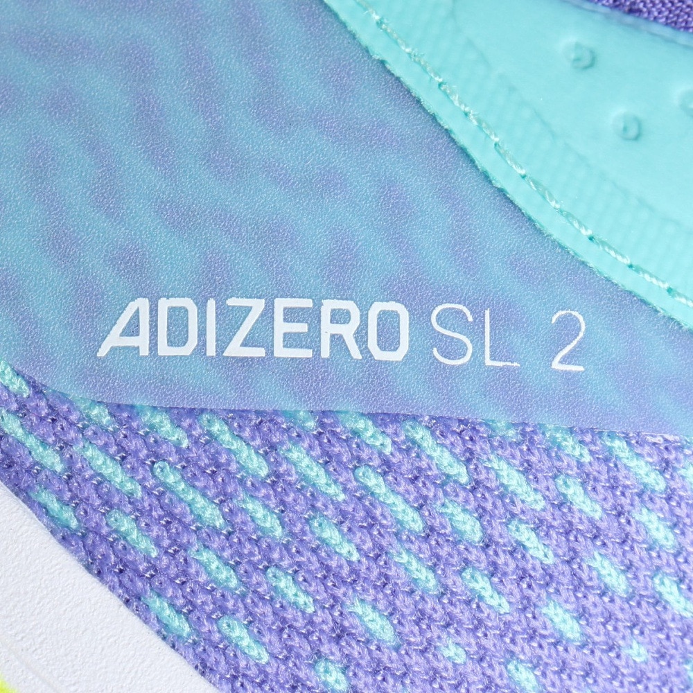 アディダス（adidas）（メンズ）ランニングシューズ アディゼロSl2 ブルー IE3396 スニーカー 軽量 トレーニング リサイクル素材　