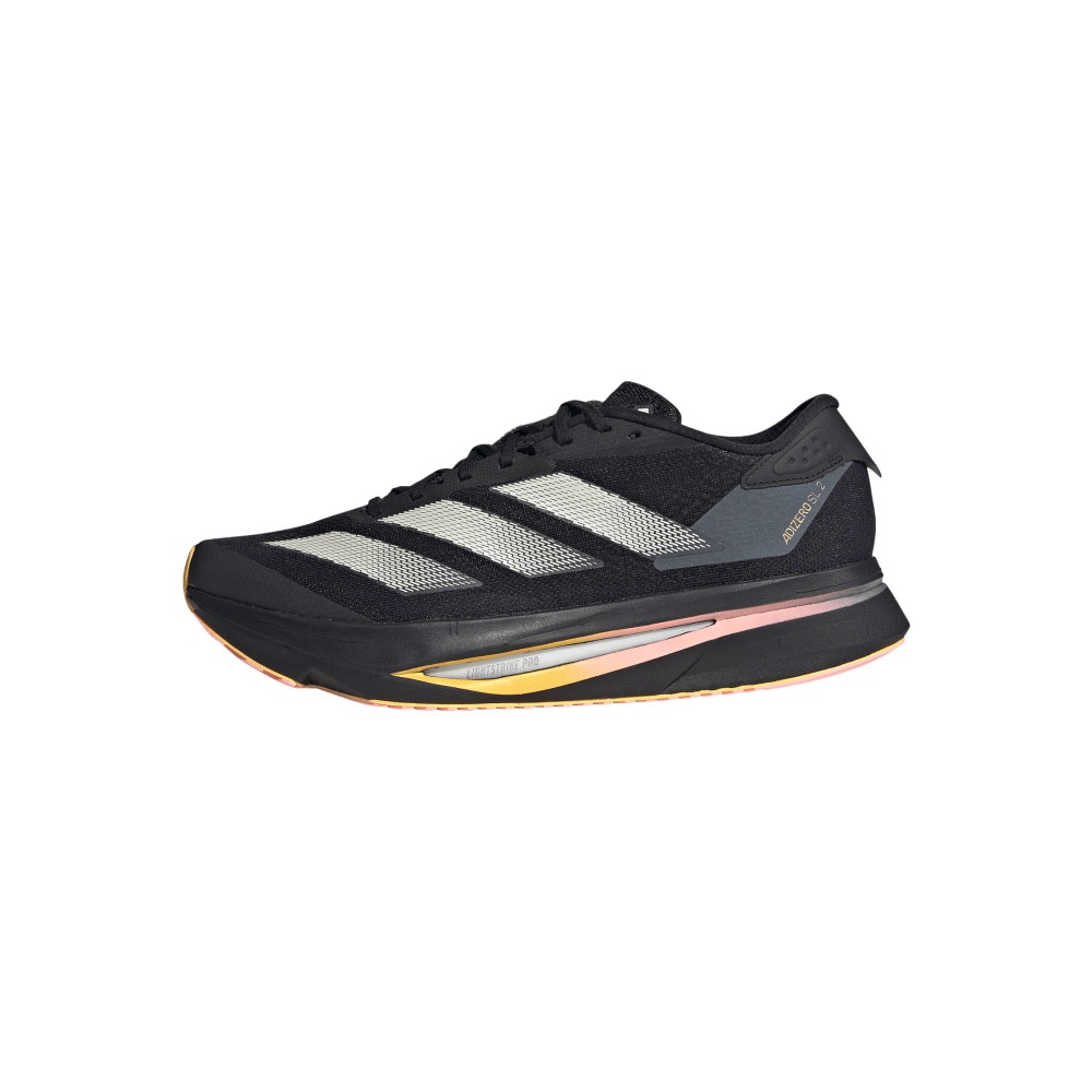 アディダス（adidas）（メンズ）ランニングシューズ アディゼロ SL2 ブラック IF1157 スニーカー ジョギング クッション性 軽量 部活 マラソン