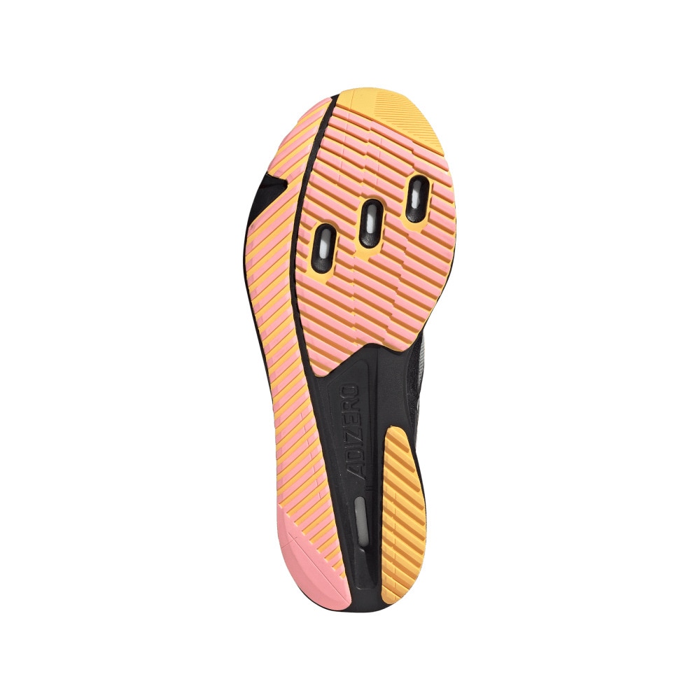 アディダス（adidas）（メンズ）ランニングシューズ アディゼロ SL2 ブラック IF1157 スニーカー ジョギング クッション性 軽量 部活 マラソン