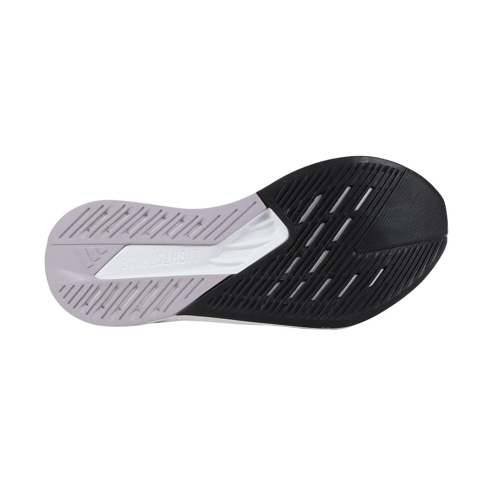 アディダス（adidas）（メンズ）ランニングシューズ アディゼロデュラモスピード ホワイト IF1205 スニーカー ジョギング 安定性 軽量 反発力 通気性