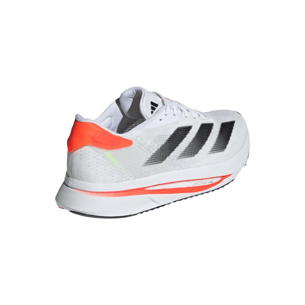アディダス（adidas）（メンズ）ランニングシューズ アディゼロ SL2 ホワイト IF6745 スニーカー ジョギング クッション性 軽量 部活 マラソン