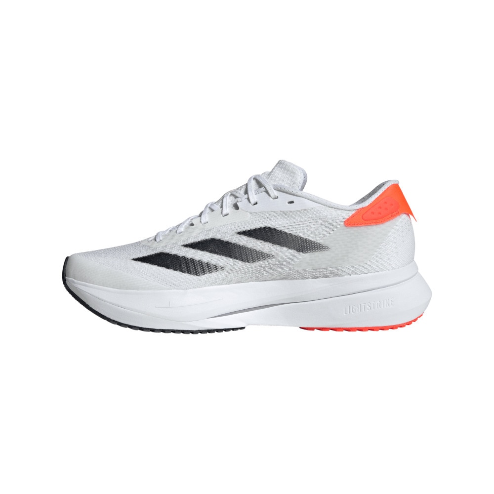 アディダス（adidas）（メンズ）ランニングシューズ アディゼロ SL2 ホワイト IF6745 スニーカー ジョギング クッション性 軽量 部活 マラソン