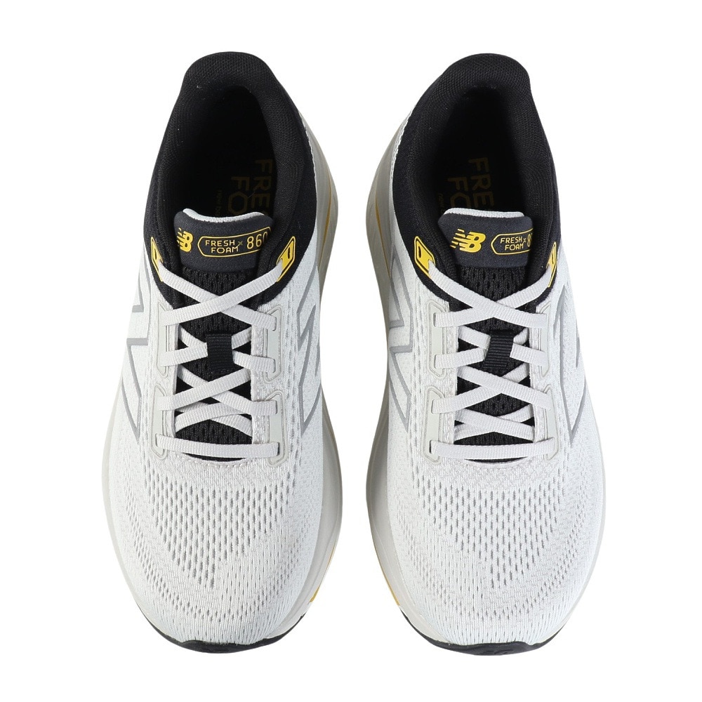 ニューバランス（new balance）（メンズ）ランニングシューズ フレッシュフォームX860V14 グレー ブラック M860G142E スニーカー トレーニング ウォーキング 