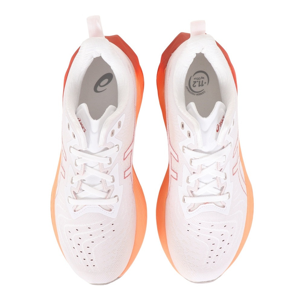 アシックス（ASICS）（メンズ）ランニングシューズ ノヴァブラスト4 ホワイト グレー 1011B693.103 スニーカー ジョギング トレーニング