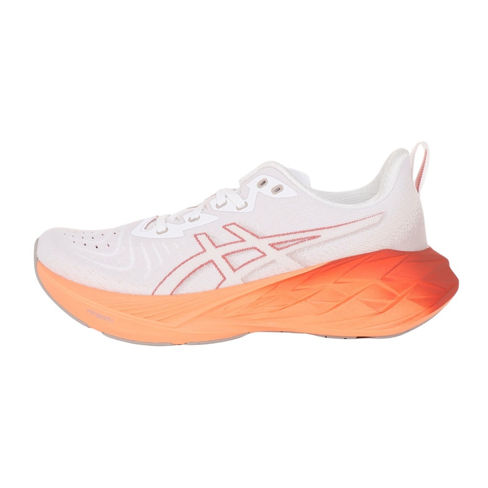 アシックス（ASICS）（メンズ）ランニングシューズ ノヴァブラスト4 ホワイト グレー 1011B693.103 スニーカー ジョギング トレーニング