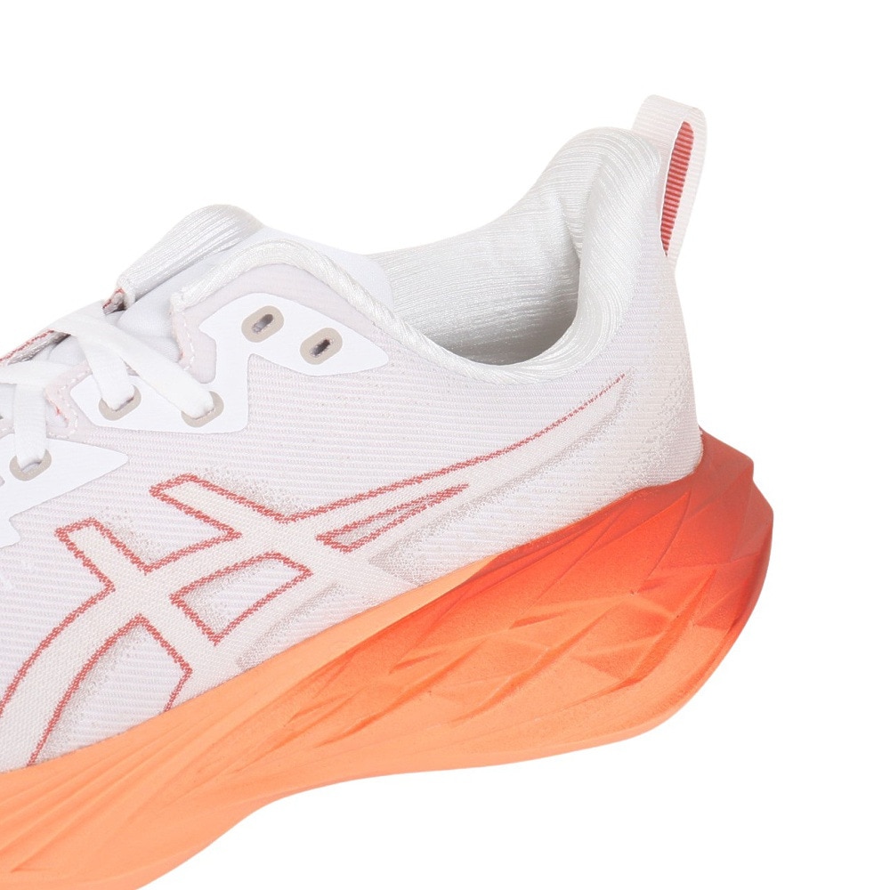 アシックス（ASICS）（メンズ）ランニングシューズ ノヴァブラスト4 ホワイト グレー 1011B693.103 スニーカー ジョギング トレーニング