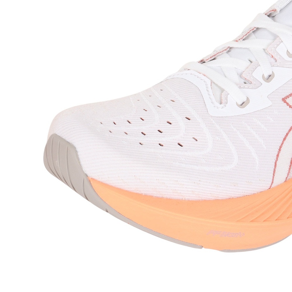 アシックス（ASICS）（メンズ）ランニングシューズ ノヴァブラスト4 ホワイト グレー 1011B693.103 スニーカー ジョギング トレーニング