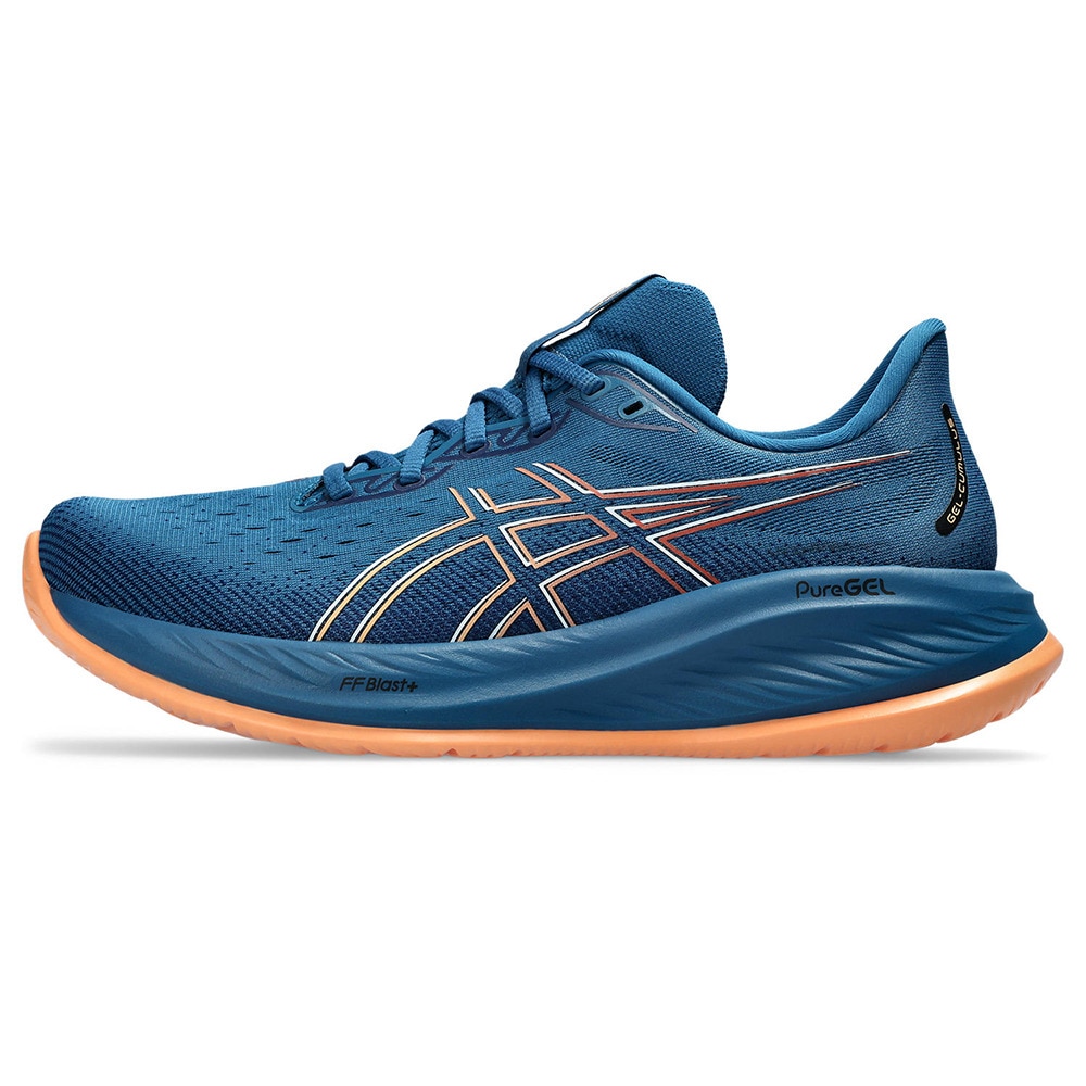 アシックス（ASICS）（メンズ）ランニングシューズ ゲルキュムラス26 ネイビー 1011B792.403 スニーカー ジョギング クッション性 軽量
