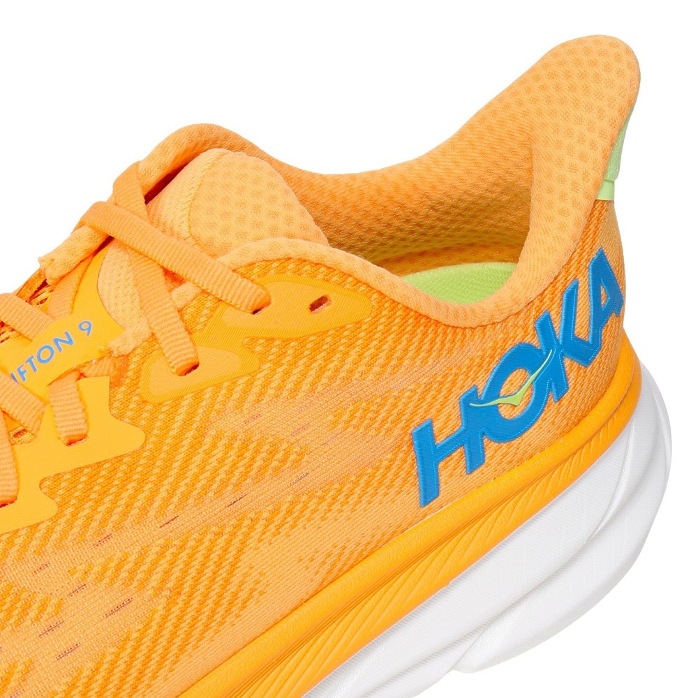 ホカ（HOKA）（メンズ）ランニングシューズ クリフトン9 ワイド オレンジ 1132210-SLRL スニーカー ジョグ クッション性 ウォーキング