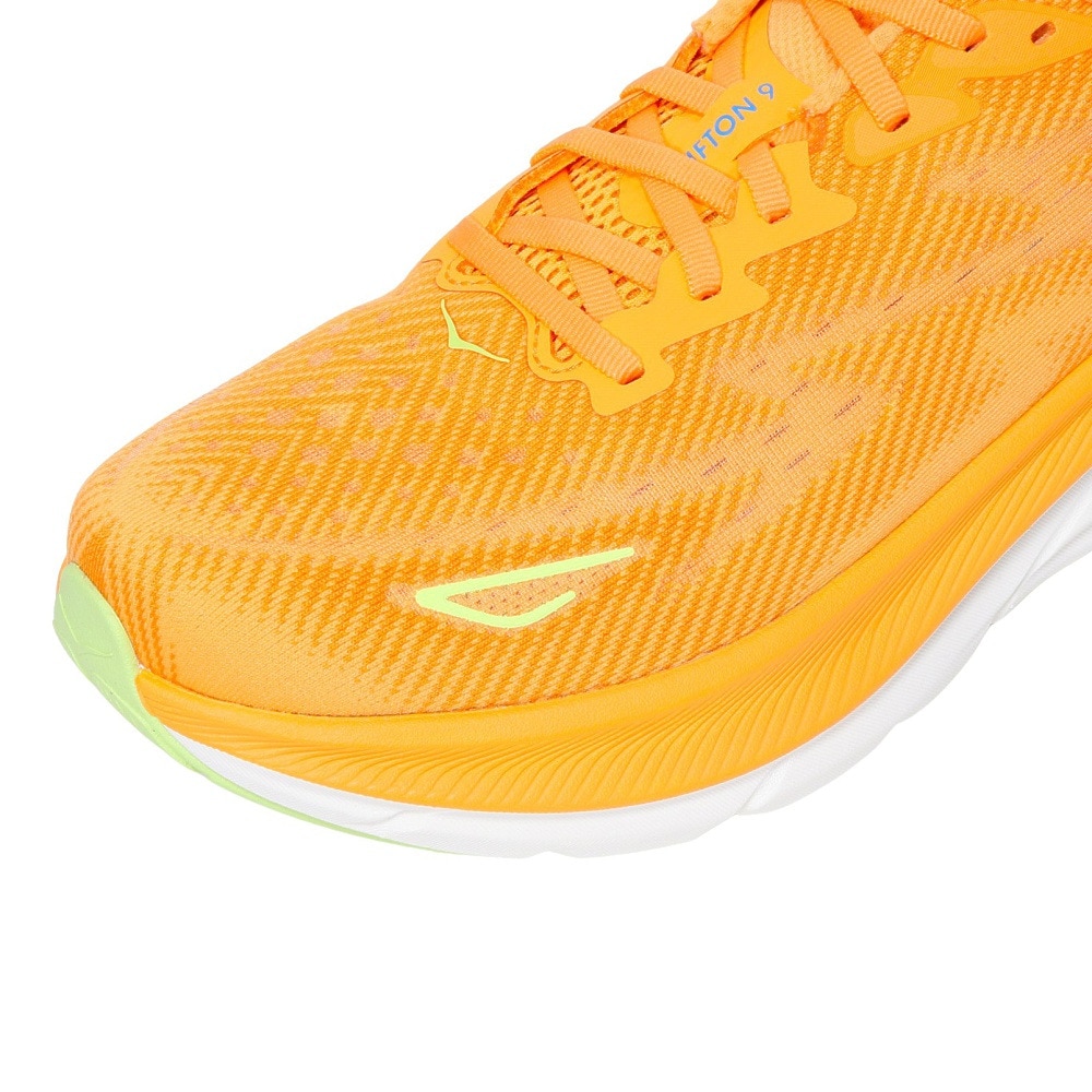 ホカ（HOKA）（メンズ）ランニングシューズ クリフトン9 ワイド オレンジ 1132210-SLRL スニーカー ジョグ クッション性 ウォーキング