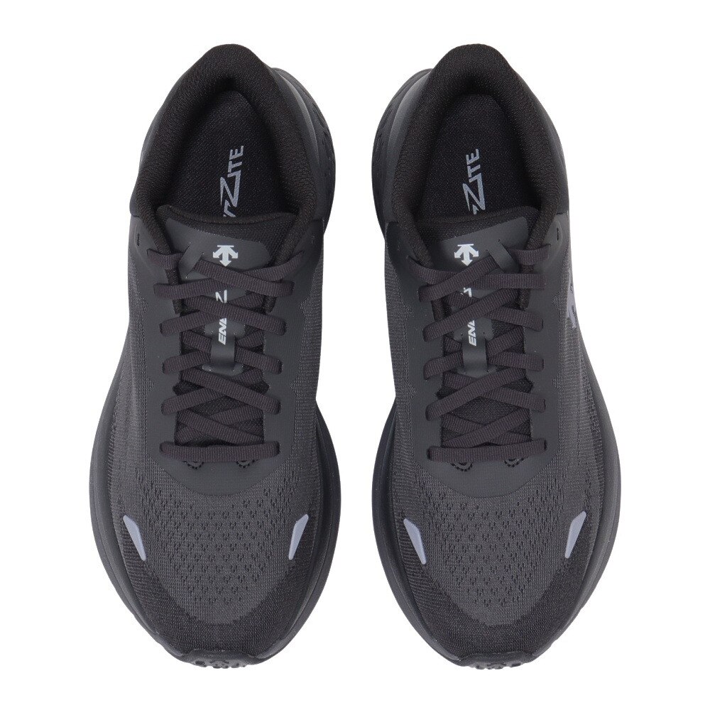 デサント（DESCENTE）（メンズ）ランニングシューズ エナザイトライド ブラック SP313RRN91 BLK0 スニーカー ジョギング クッション性 反発性 安定性
