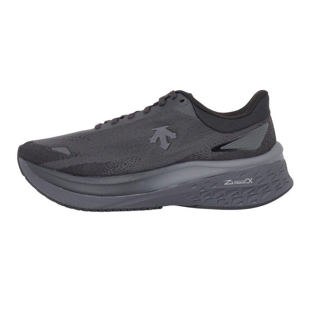 デサント（DESCENTE）（メンズ）ランニングシューズ エナザイトライド ブラック SP313RRN91 BLK0 スニーカー ジョギング クッション性 反発性 安定性