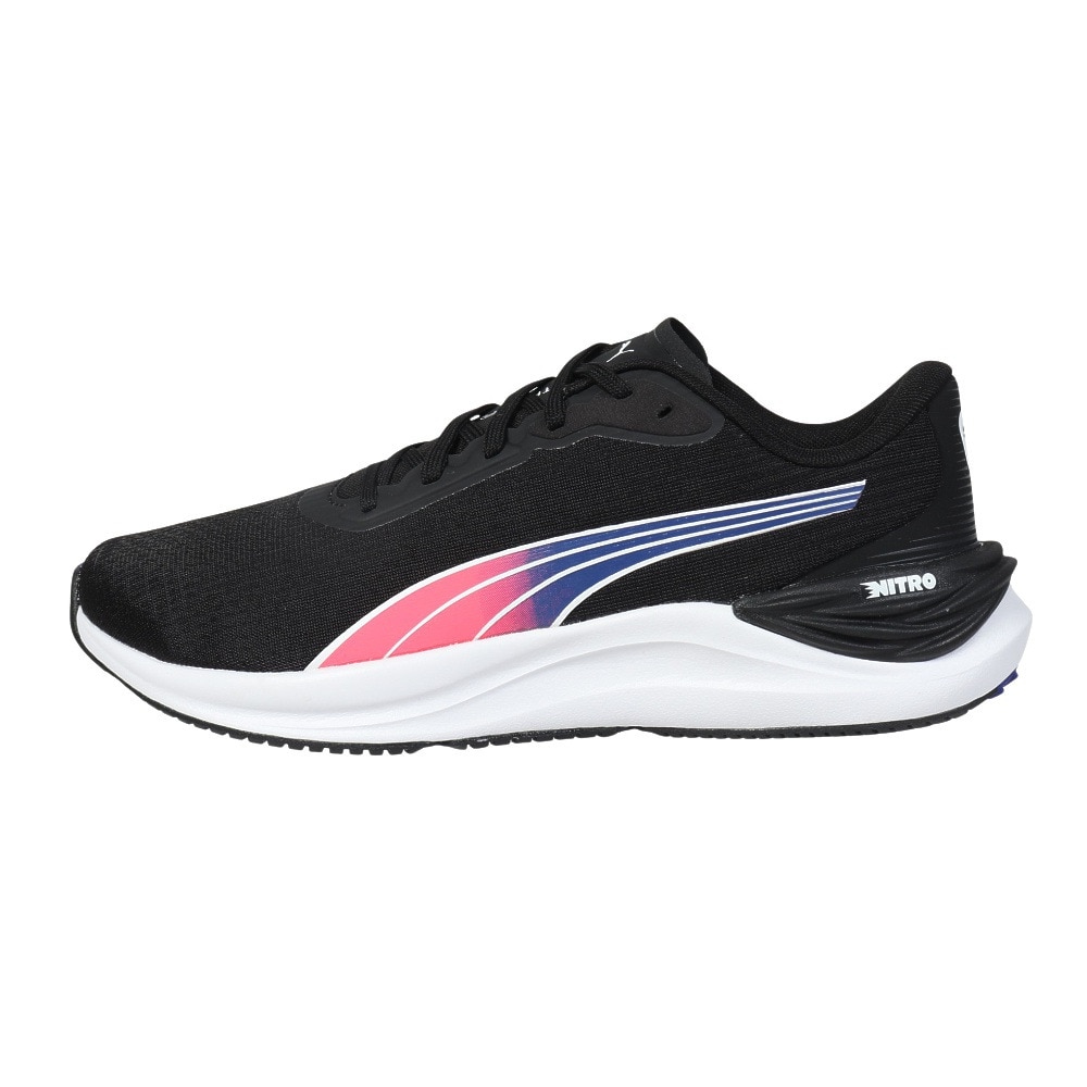 プーマ（PUMA）（メンズ）ランニングシューズ エレクトリファイニトロ3 ブラック 37845515 スニーカー ジョギング 安定性 軽量 高反発 