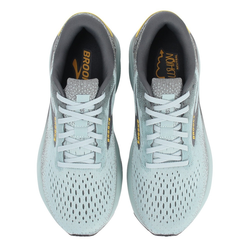 ブルックス（BROOKS）（メンズ）ランニングシューズ ゴースト16 ライトブルー BRM4183 LBK スニーカー トレーニング ウォーキング ジョグ 軽量 反発性