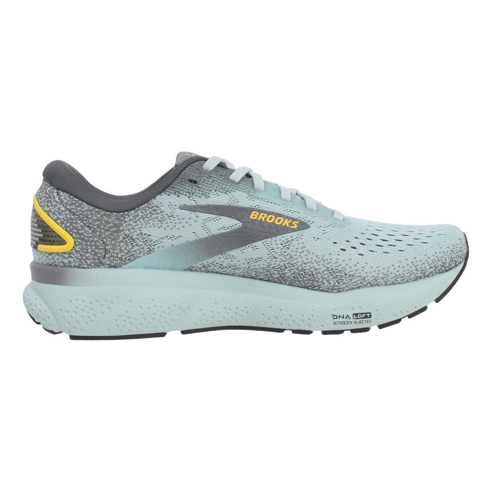 ブルックス（BROOKS）（メンズ）ランニングシューズ ゴースト16 ライトブルー BRM4183 LBK スニーカー トレーニング ウォーキング ジョグ 軽量 反発性