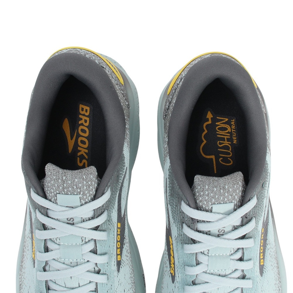 ブルックス（BROOKS）（メンズ）ランニングシューズ ゴースト16 ライトブルー BRM4183 LBK スニーカー トレーニング ウォーキング ジョグ 軽量 反発性