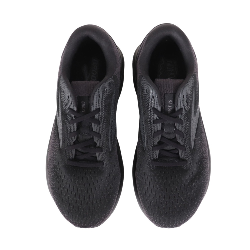 ブルックス（BROOKS）（メンズ）ランニングシューズ ジョギングシューズ ゴースト16 スーパーワイド BRM4185 BLK