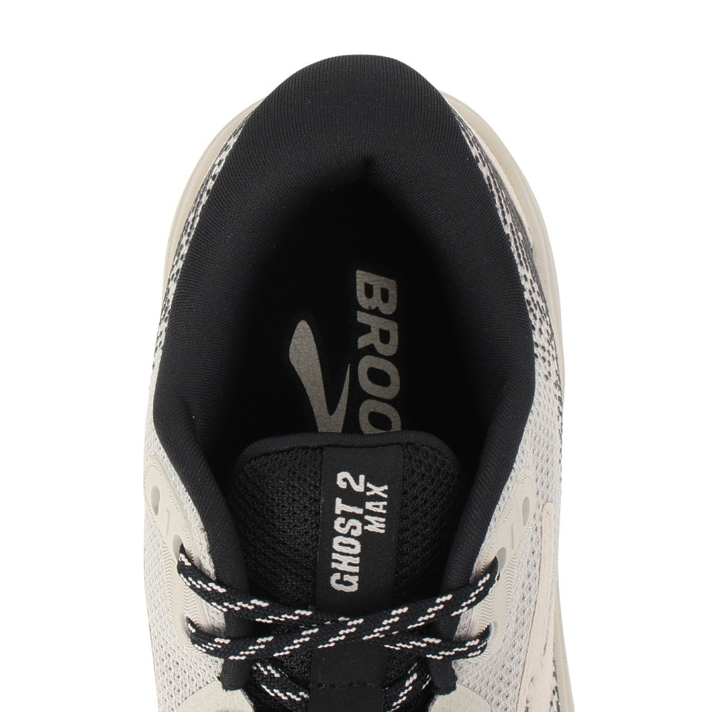 ブルックス（BROOKS）（メンズ）ランニングシューズ ゴーストマックス2 ベージュ BRM4313 BY スニーカー ジョギングシューズ ウォーキング トレーニング 厚底