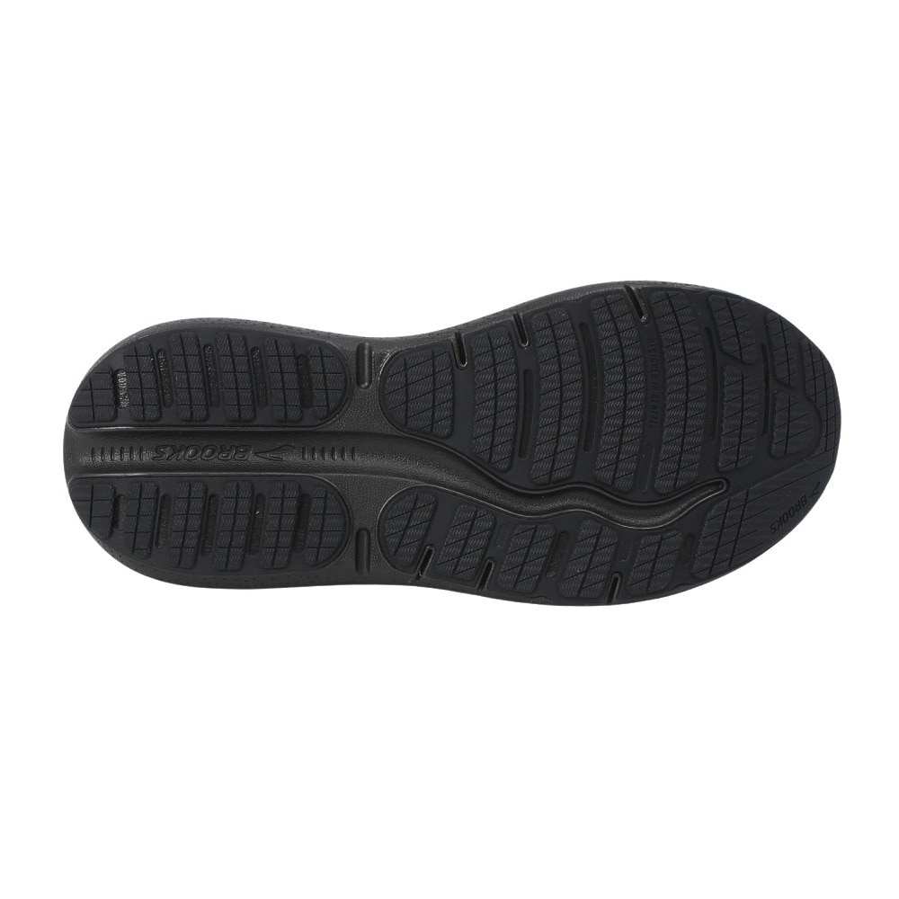 ブルックス（BROOKS）（メンズ）ランニングシューズ ゴーストマックス2ワイド ブラック BRM4314 BLK スニーカー ジョギング ウォーキング トレーニング 厚底