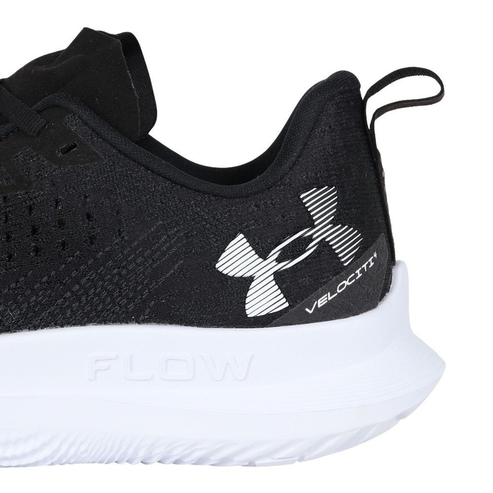 アンダーアーマー（UNDER ARMOUR）（メンズ）ランニングシューズ ジョギングシューズ ベロシティ 4 ブラック 3027585 001 スニーカー