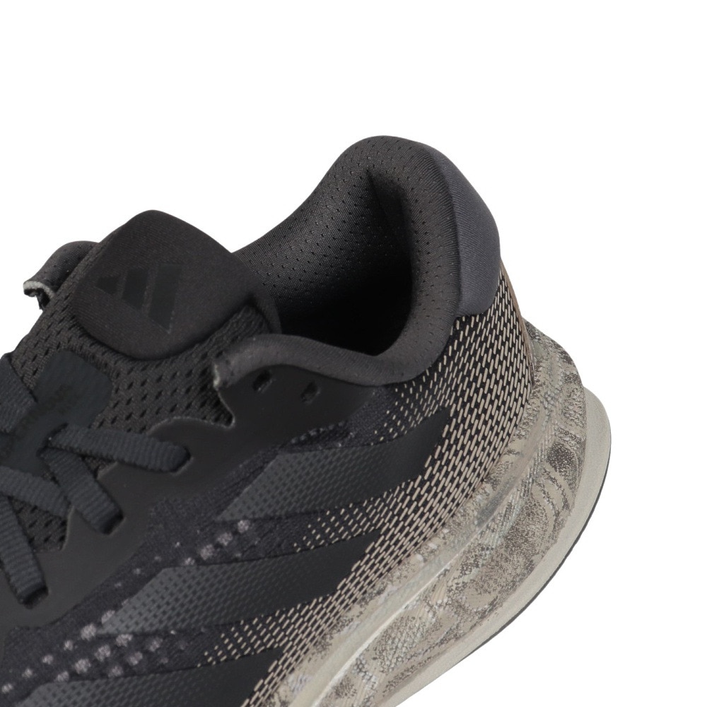 アディダス（adidas）（メンズ）ランニングシューズ スーパーノヴァライズ ブラック グレー ID8781 スニーカー ジョギング クッション性 快適
