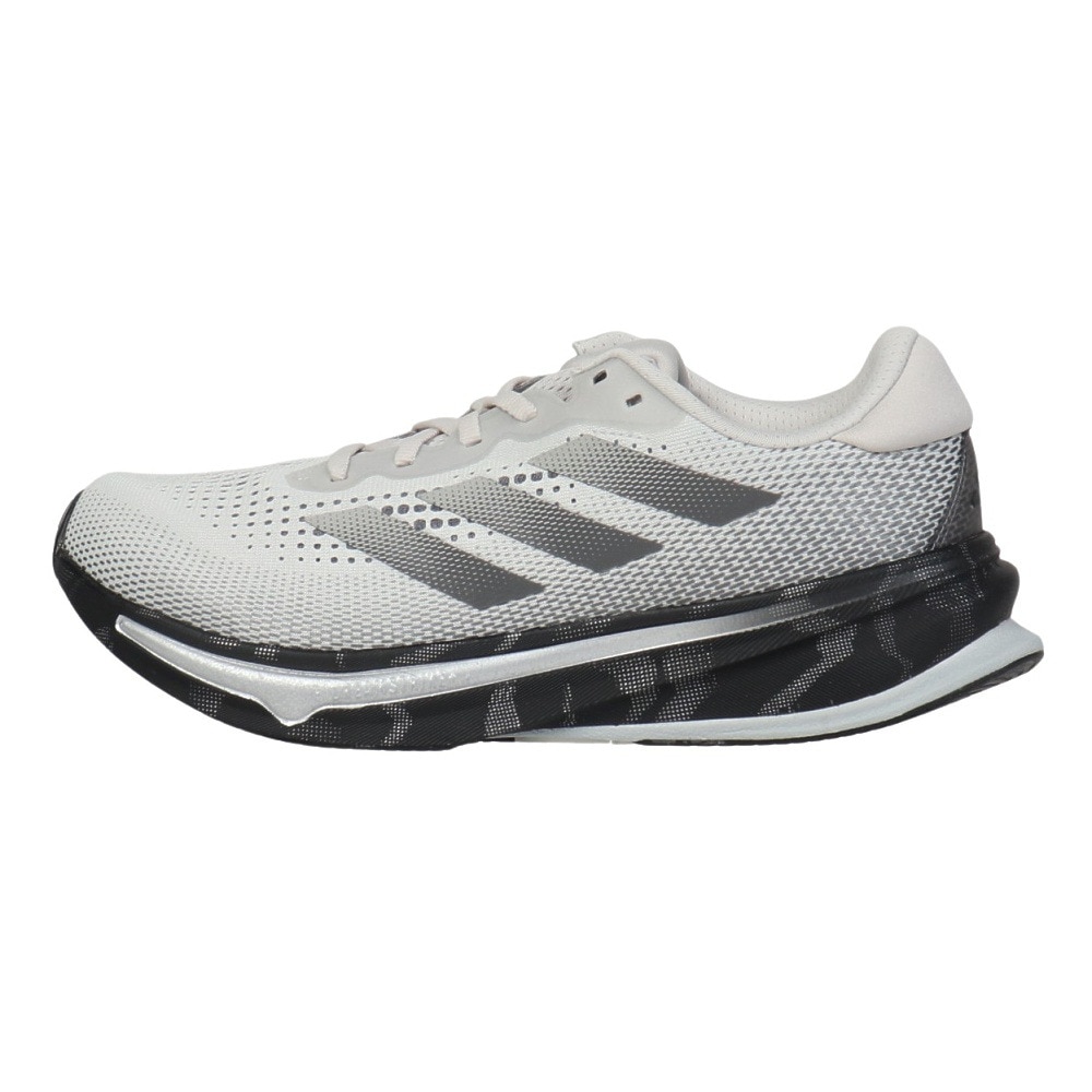 アディダス（adidas）（メンズ）ランニングシューズ スーパーノヴァライズ グレー ブラック ID8782 スニーカー ジョギング クッション性 快適