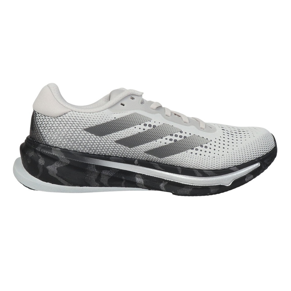 アディダス（adidas）（メンズ）ランニングシューズ スーパーノヴァライズ グレー ブラック ID8782 スニーカー ジョギング クッション性 快適