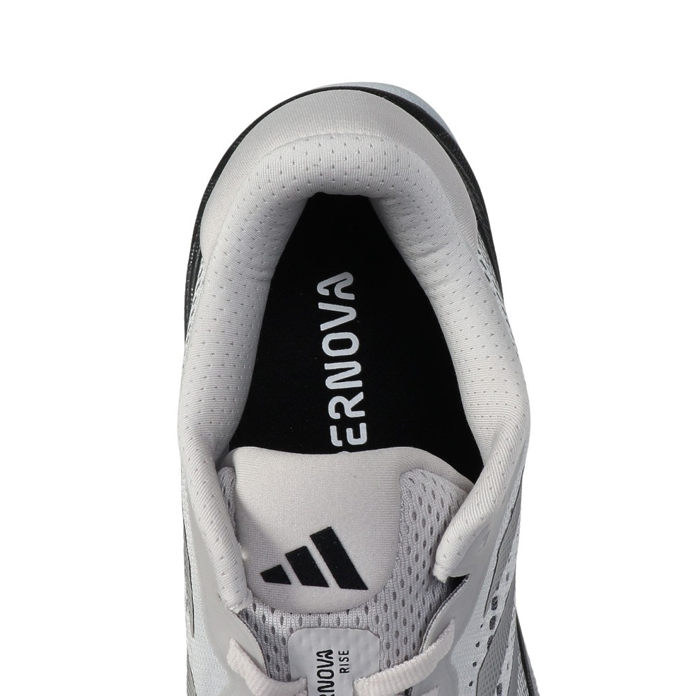 アディダス（adidas）（メンズ）ランニングシューズ スーパーノヴァライズ グレー ブラック ID8782 スニーカー ジョギング クッション性 快適
