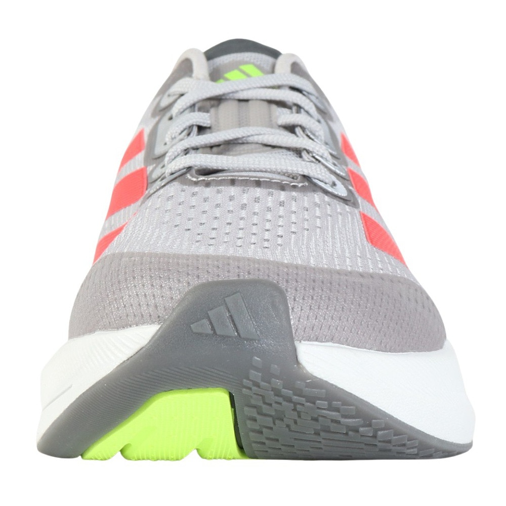 アディダス（adidas）（メンズ）ランニングシューズ アディゼロデュラモスピード2 M グレー JQ2200 スニーカー ジョギング 部活 軽量 通気性