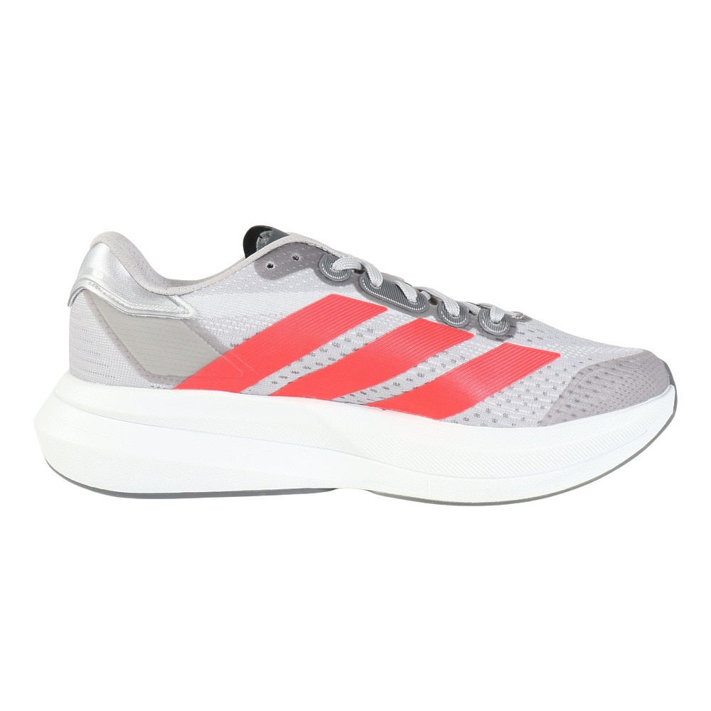 アディダス（adidas）（メンズ）ランニングシューズ アディゼロデュラモスピード2 M グレー JQ2200 スニーカー ジョギング 部活 軽量 通気性