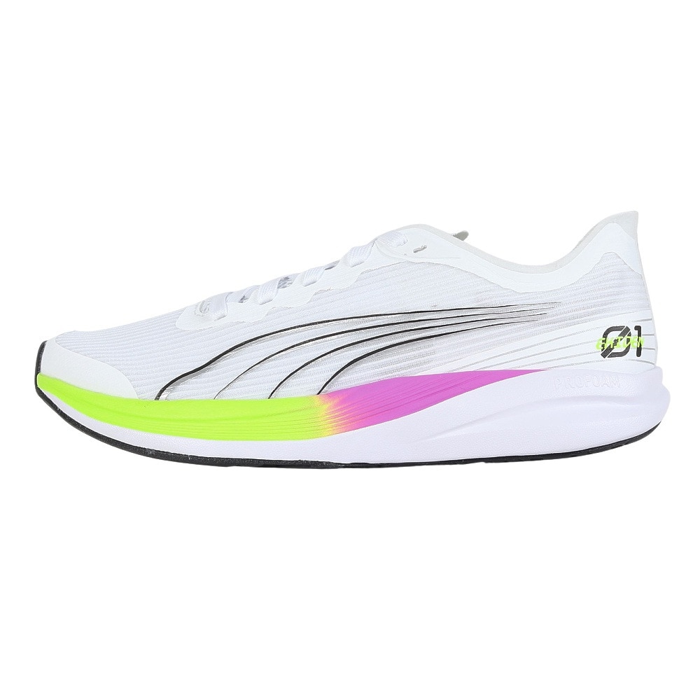 プーマ（PUMA）（メンズ）ランニングシューズ リディームプロレーサー EG ホワイト 31190601 スニーカートレーニング マラソン 部活 軽量 安定性 
