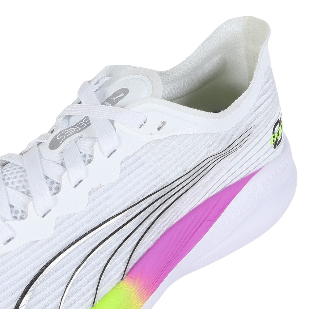 プーマ（PUMA）（メンズ）ランニングシューズ リディームプロレーサー EG ホワイト 31190601 スニーカートレーニング マラソン 部活 軽量 安定性 