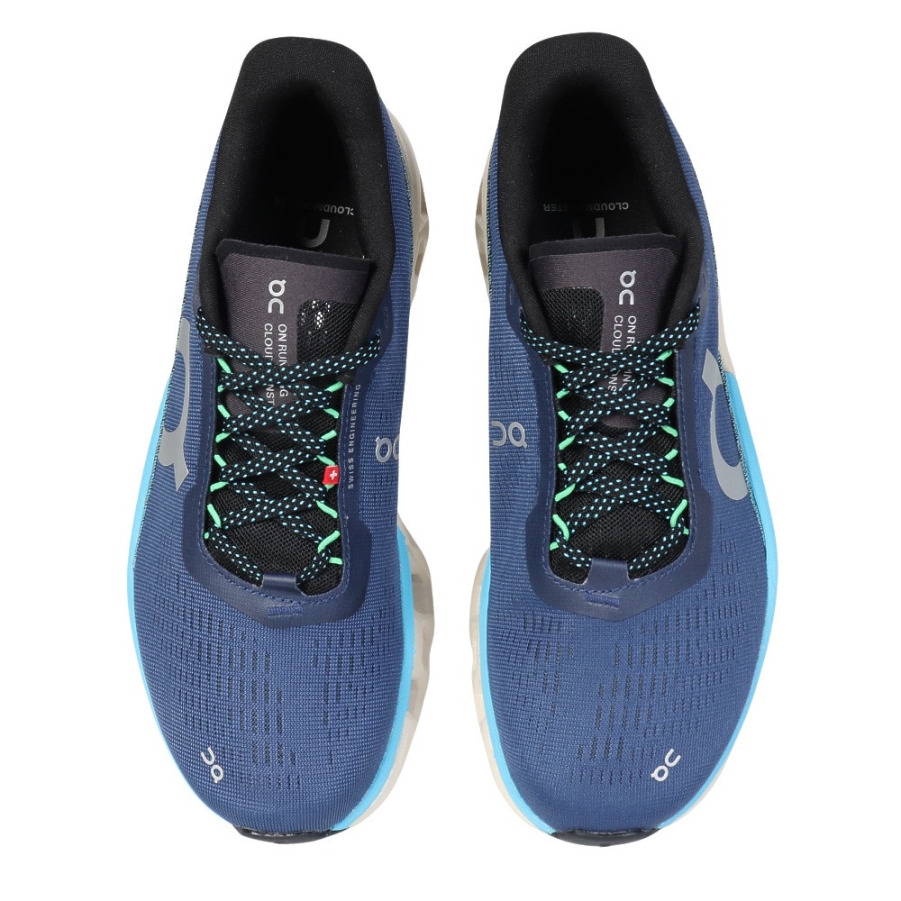 オン（On）（メンズ）ランニングシューズ クラウドモンスター 2 ネイビー 3ME10122903 スニーカー 長距離 クッション ランニング ジョギング Cloudmonster 2