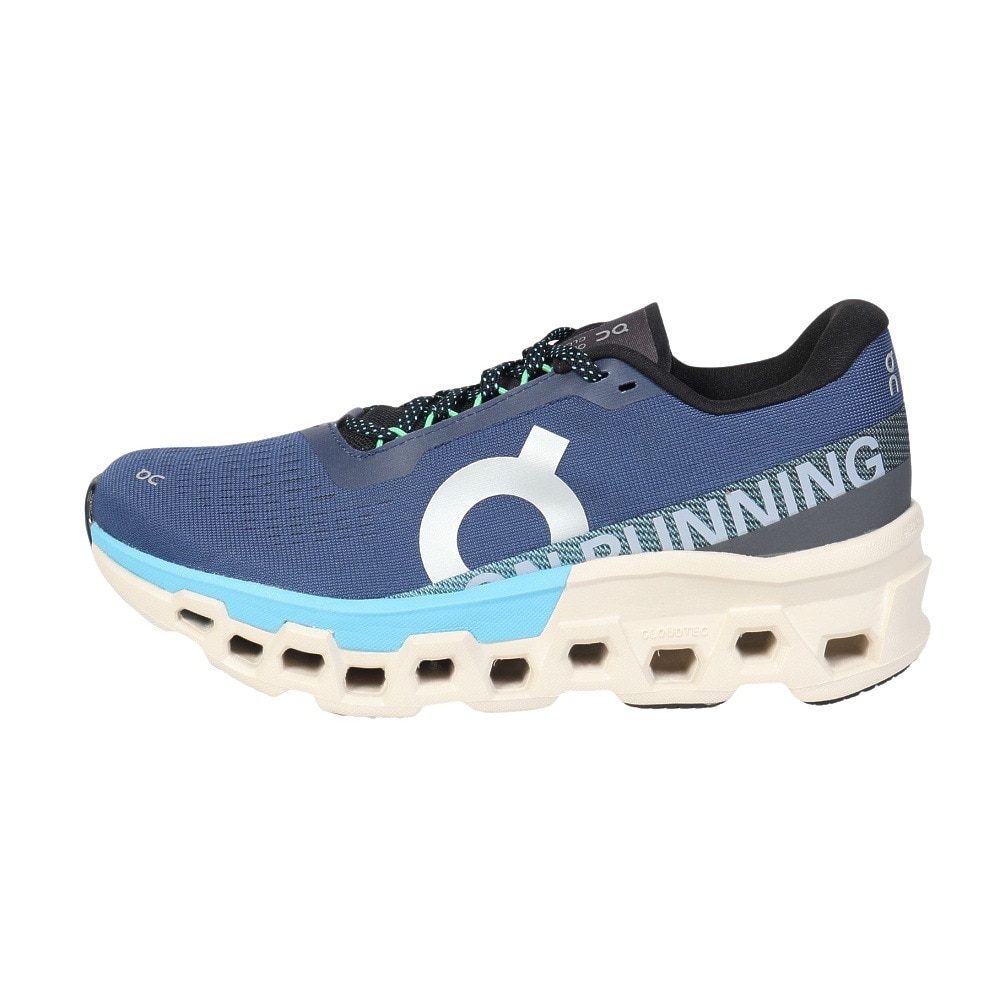 オン（On）（メンズ）ランニングシューズ クラウドモンスター 2 ネイビー 3ME10122903 スニーカー 長距離 クッション ランニング ジョギング Cloudmonster 2