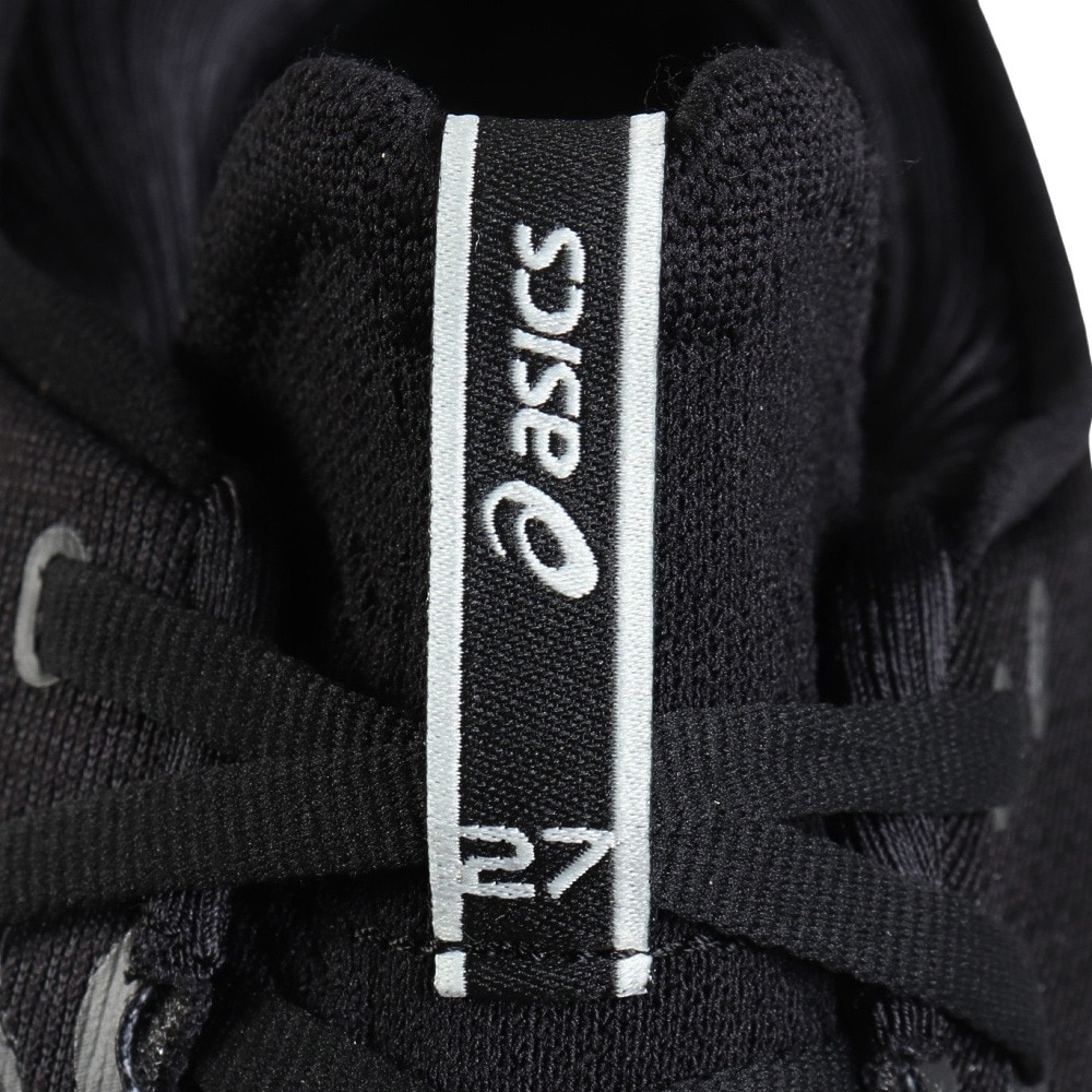 アシックス（ASICS）（メンズ）ランニングシューズ ゲルニンバス27 EXWIDE ブラック グレー 1011B957.002 スニーカー クッション 幅広