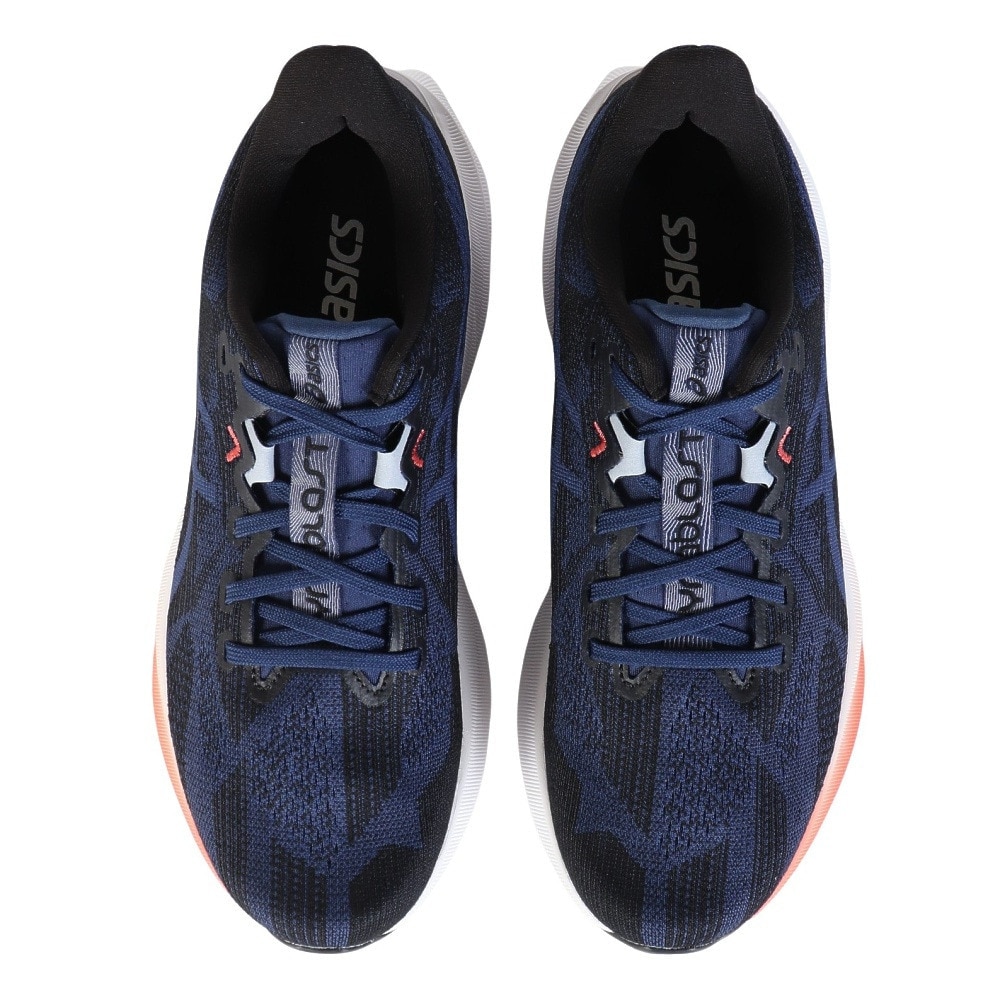 アシックス（ASICS）（メンズ）ランニングシューズ ダイナブラスト 5 ブルー ブラック 1011B983.400 スニーカー ジョグ クッション性