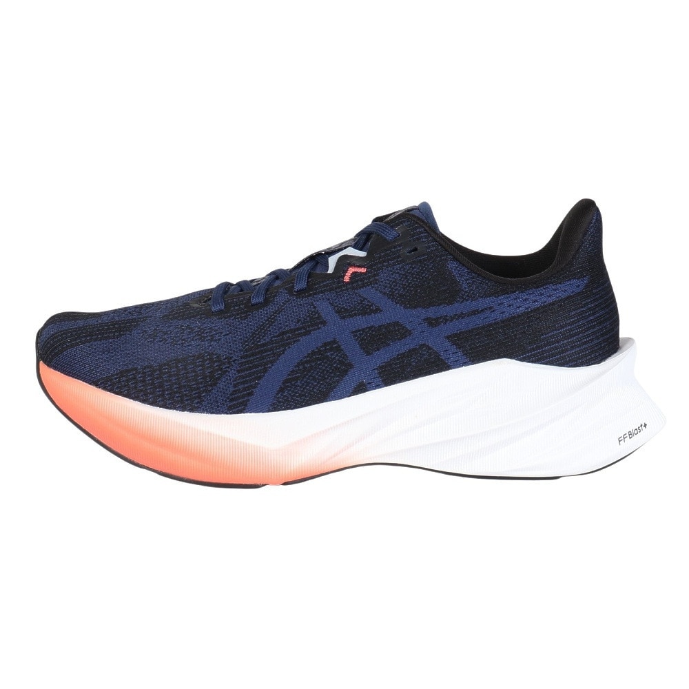 アシックス（ASICS）（メンズ）ランニングシューズ ダイナブラスト 5 ブルー ブラック 1011B983.400 スニーカー ジョグ クッション性