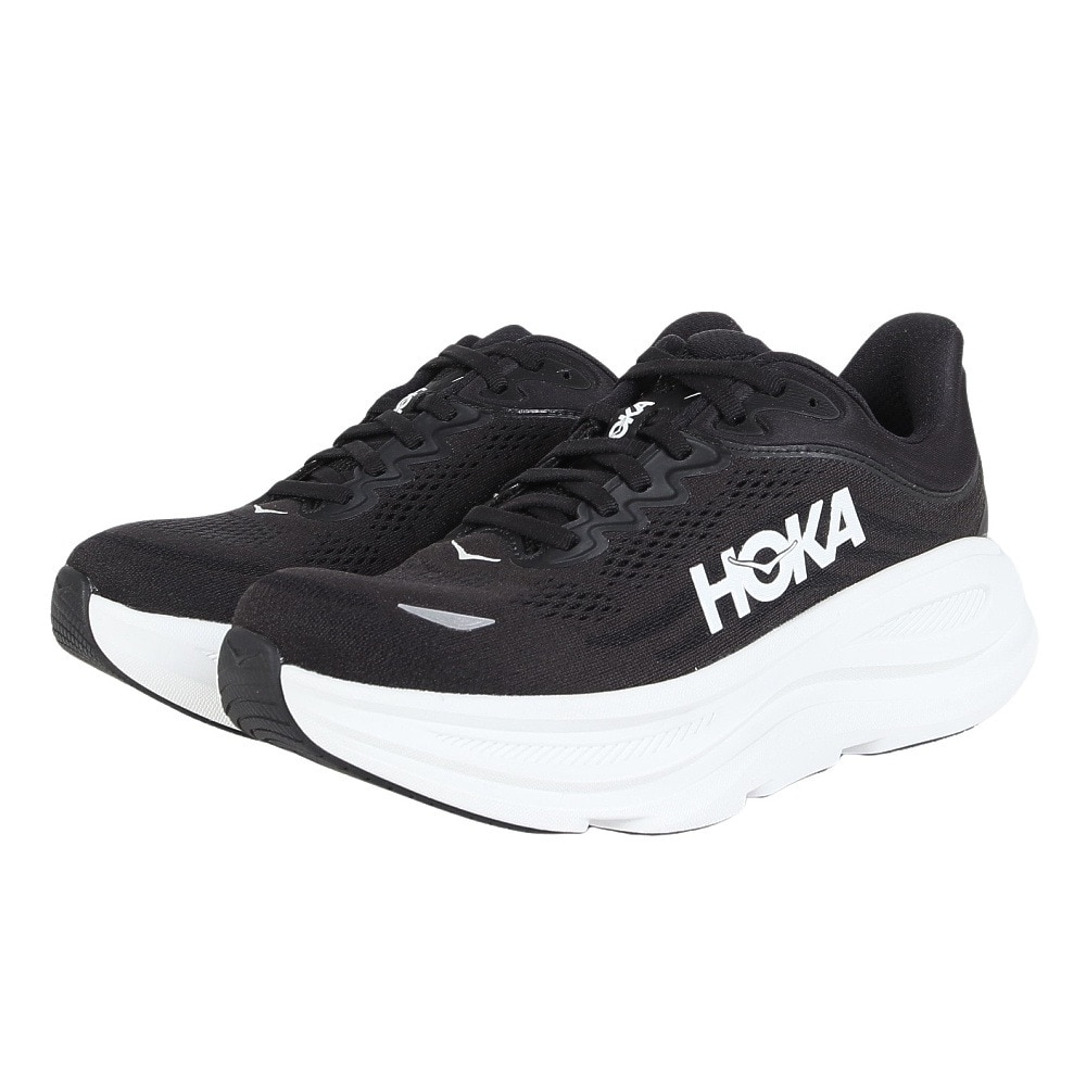 ホカ（HOKA）（メンズ）ランニングシューズ ジョギングシューズ Bondi 9 Wide 1162013-BWHT
