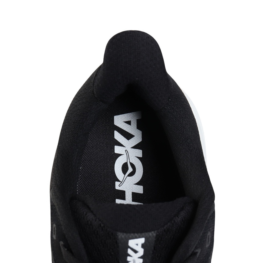 ホカ（HOKA）（メンズ）ランニングシューズ ジョギングシューズ クリフトン 10 ブラック ホワイト 1162030-BWHT スニーカー ウォーキング 超軽量 クッション性
