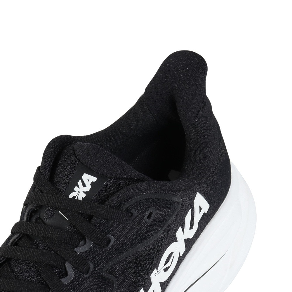 ホカ（HOKA）（メンズ）ランニングシューズ ジョギングシューズ クリフトン 10 ブラック ホワイト 1162030-BWHT スニーカー ウォーキング 超軽量 クッション性