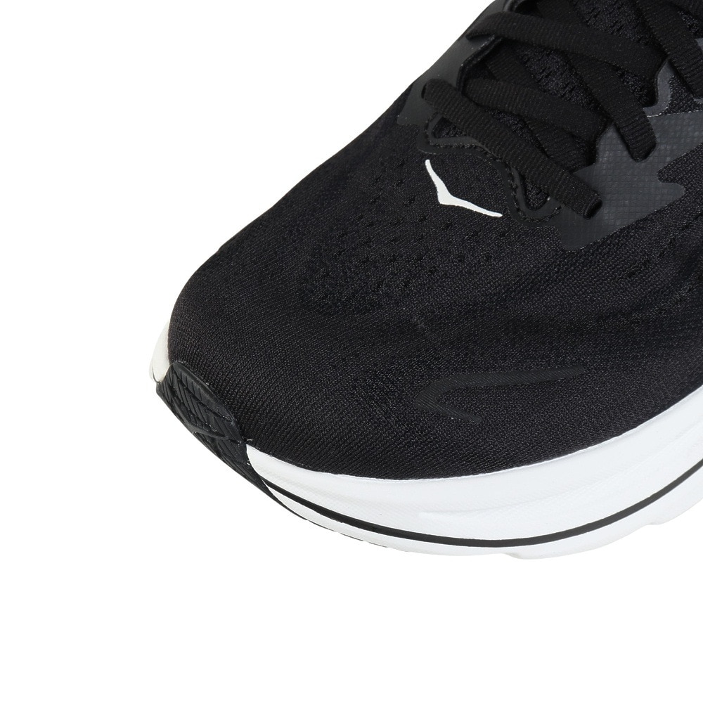 ホカ（HOKA）（メンズ）ランニングシューズ ジョギングシューズ クリフトン 10 ブラック ホワイト 1162030-BWHT スニーカー ウォーキング 超軽量 クッション性