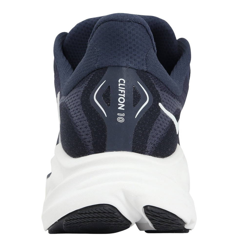 ホカ（HOKA）（メンズ）ランニングシューズ ジョギングシューズ クリフトン 10 ネイビー 1162030-NWT スニーカー ラン ウォーク 超軽量 クッション性 通気性 
